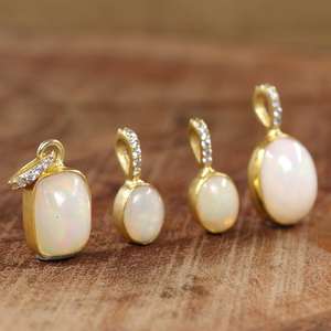 Genuine Ethiopian Fire <b>Opal</b> Pendant Natural Multifire Gemstone Handmade Jewelry Perfect <b>Gift</b> For Her - Product Image 5