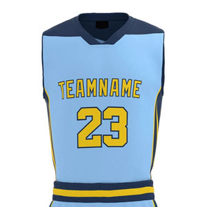 ชุดบาสเก็ตบอลแบบ sublimated รุ่นใหม่ล่าสุด ปี 2026 ผลิตตามสั่ง (OEM) สำหรับผู้ใหญ่และเยาวชน ขายส่ง แห้งเร็ว น้ำหนักเบา แบบ unisex - Product Image 4