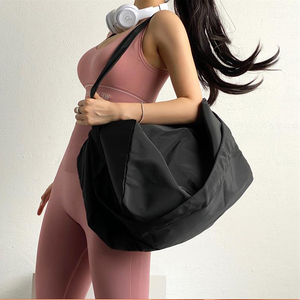 Bolsas de gimnasio con logotipo personalizado para mujer, bolsa de viaje para entrenamiento, bailarina, deporte, bolsas de fitness con compartimento para zapatos, soporte para alfombrilla - Product Image 2