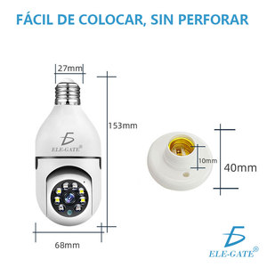 Dome 720p <b>Wireless</b> Wi-Fi Night Vision <b>Security</b> <b>Camera</b> Alarm Pan-Tilt Motion Detection Built-in Mic for Indoor Use Cloud 4G - Product Image 3