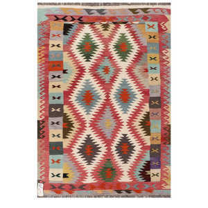 Maimana Afghanistan Kilim <b>Rug</b> 193 X 132 cm <b>Area</b> <b>Rugs</b> & <b>Sets</b> - Product Image 1