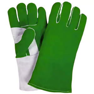 Gants de protection en cuir de mécanicien et de soudage de sécurité robustes en cuir de vachette jaune de qualité supérieure du Pakistan gants de travail extensibles - Product Image 2