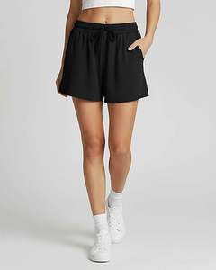 Shorts Deportivos de Mujer de Primera Calidad, Transpirables, Ajustados, de Tela Oxford, 100% Algodón - Product Image 5