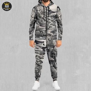 Chándal de sublimación de diseño personalizado para hombre Nuevo patrón de sublimación Venta al por mayor Nuevo invierno para hombre en tela - Product Image 1