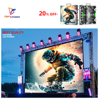 Écran LED extérieur couleur TOPvision, résolution 8K, étanche IP65, mur d'écran LED haute luminosité