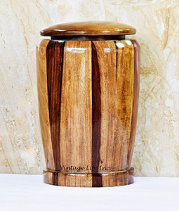 Rectangular Wooden Walnut Cremation <b>Urn</b> for Ashes <b>Large</b> Memorial <b>Urn</b> Elegant Funeral <b>Urn</b> For Adults Keepsake Burial - Product Image 4