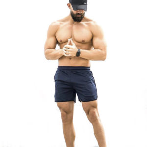 Pantalones cortos de gimnasio para hombre de color personalizados de último estilo al por mayor pantalones cortos de gimnasio ligeros de secado rápido para hombre disponibles a precio razonable - Product Image 2