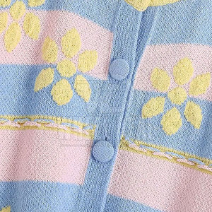 Wholesale Women's Long Sleeve <b>Cardigan</b> <b>Sweater</b> Open Front <b>Cardigan</b> Button Loose Outerwear <b>Cardigan</b> <b>Sweater</b> - Product Image 5