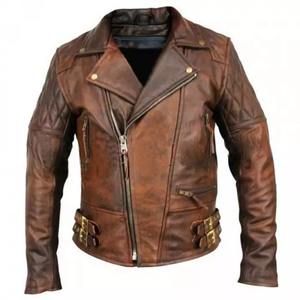 Chaqueta de cuero de ante de vaquero de invierno para hombre con flecos estilo elegante y acogedor - Product Image 1