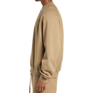 Design Your Own Men's Basic Long Sleeve Oversized Sweatshirt Loose Fit Workout Pullover Crewneck Oversized Sweatshirt - Product Image 3