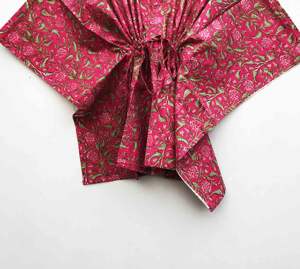 Robe longue ample à manches courtes en kaftan pour femmes de haute qualité, imprimé floral, kaftan pour femmes, taille plus, vêtements décontractés, robe kaftan d'été - Product Image 3