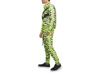 100% coton surdimensionné survêtements unisexe sérigraphie pantalons de survêtement et fermeture éclair à capuche ensembles Streetwear lavage à l'acide survêtements hommes - Product Image 5