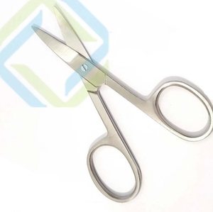 Ciseaux à cuticules professionnels et ciseaux de manucure à lame en acier inoxydable, manche en céramique, pour droitiers, durables - Source chirurgicale - Product Image 3