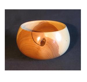 Cuenco de hilo de madera de gran tamaño de estilo japonés hecho a mano, cuenco de ganchillo y tejido de cerámica de 7 "x 4", uso maravilloso a la venta - Product Image 5