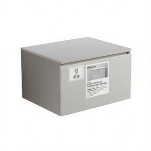 Meuble de salle de bain Koricini 60 cm, design italien, gris perle, 1 tiroir - Product Image 2