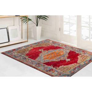 Turkish Design Wool Patchwork <b>Rug</b> Customs Floral Medallion <b>Chenille</b> <b>Rug</b> with Latex Backing - Product Image 3