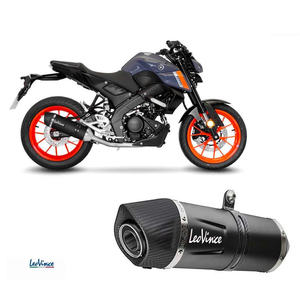 For Leovince Complete Exhaust System LV One Evo Black New Condition for Yamaha R-125 MT-125 XSR <b>Models</b> - Product Image 2