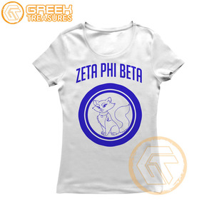 Wholesale Customized Zeta Phi Beta Women's Casual Sorority T-Shirts High Quality Breathable 100% Cotton Short Sleeve - Product Image 3