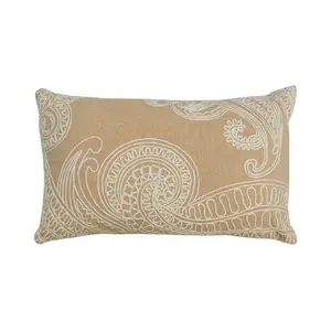 ホームテキスタイル高級モダンプレミアム品質刺繍装飾ホーム枕カバークッションカバー30 × 50 cmカスタマイズ可能なデザイン
