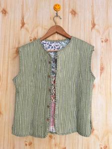 Chaquetas acolchadas de retazos de algodón Floral estilo bohemio Otoño Invierno chaqueta abrigo Streetwear Boho acolchado chaqueta Reversible - Product Image 5