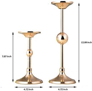 Candelabro de Metal hecho a mano, decoración del hogar en miniatura, regalo de arte para Navidad, decoración del hogar, portavelas hecho a mano - Product Image 1