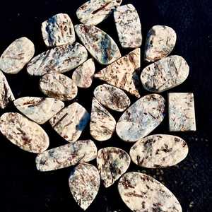 Venta al por mayor Astrophyllite Cabochon Lote Natural Druzy Piedras preciosas para la joyería - Product Image 6