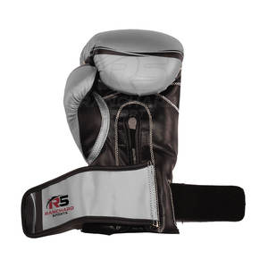 Gants de boxe en PU confortables de couleur unie pour l'entraînement quotidien, gants de boxe absorbant les chocs pour le fitness - Product Image 6
