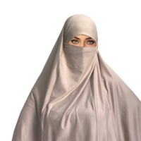 Khimar Abaya de super qualité vêtements pour femmes en gros robe islamique turque couleur unie Abaya hijab pour femmes couleur unie