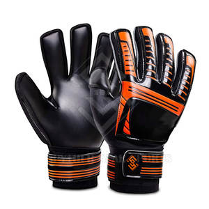 Gants de gardien de but personnalisés avec logo, haute adhérence, paume en latex, fermeture à boucle et crochet, gants de gardien de but de football, fabrication OEM, fourniture professionnelle - Product Image 2