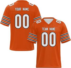 Maillots de football américain personnalisés 2026 – Fournisseur direct – Tissu polyester court à séchage rapide – Sublimation – Numéros d'équipe – Vente en gros personnalisée - Product Image 2