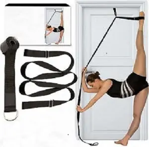Stretching Strap With Door Anchor - Stretching Equipment to Improve Legs Flexibility - Splits Trainer For Home Ideal In Ballet