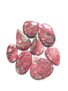 Top Quality! Natural Thulite Cabochon Top Grade Pink Thulite Gemstone Semi-Precious Thulite Loose Stone for Jewelry Stone - Product Image 3