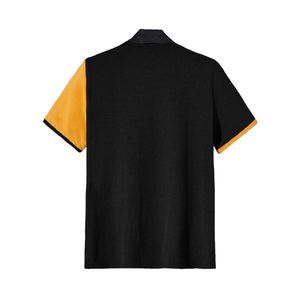 Camisetas transpirables para hombre, camisetas de manga corta de algodón con cuello redondo y bloque de Color a la moda con logotipo personalizado, ropa informal para exteriores - Product Image 6