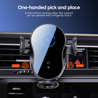 Eway 15W Rápido para Cargador Inalámbrico Certificado para Coche-Diseño Ajustable Flexible Detección Infrarroja 8 Protecciones Sin Eliminación de Funda