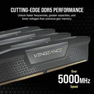 COR-SAIR VENGEANCE DDR5 RAM 64GB (2x32GB) 6400MHz CL40 Intel XMP ICUE Compatible Computer Memory