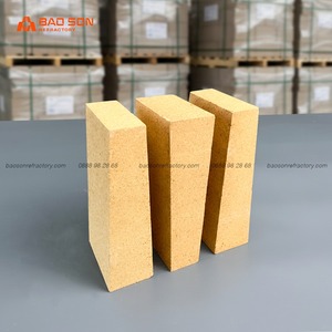 High Temperature <b>Refractory</b> Clay <b>Brick</b> 40% Al2O3 Firebrick Yellow Fire Clay <b>Brick</b> For Oven And Furnace From Vietnam - No Tariff - Product Image 2