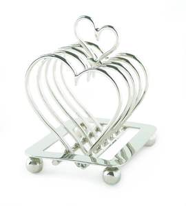 Porte-pain ou support à pain en forme de cœur, article célèbre en Europe et aux États-Unis, utilisé en cuisine - Product Image 1