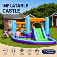 Personnalisation multifonctionnelle disponible Conforme à la norme EN71 Comprend une toboggan Capacité de charge de 135 kg Château gonflable pour fête d'enfants