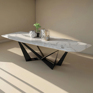 Table de salle à manger italienne en marbre moderne de luxe nouveau design prix d'usine personnalisé pour les meubles de maison pour restaurants et hôtels - Product Image 2
