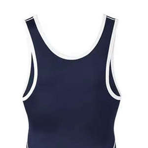 Best Edition Eco-Friendly Stretchable Wide Strap <b>Men</b> Wrestling Singlets Hot Selling <b>Base</b> <b>Layer</b> MMA Wrestling Wear Vests SInglets - Product Image 5