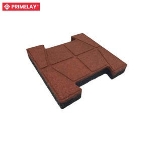 Revêtement de sol en caoutchouc extérieur en forme de H pour garages et allées de stationnement Pavé résistant à l'abrasion avec une excellente traction - Product Image 1