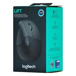 Logitech Ergo M585 Wireless <b>Mouse</b> Graphite 6 Buttons Bluetooth <b>USB</b> Receiver Business Use - Product Image 2