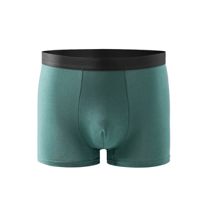 Calzoncillos bóxer para hombre, ropa interior de punto de tiro medio, algodón transpirable, ajuste cómodo, uso diario, servicio OEM, suministro al por mayor - Product Image 3