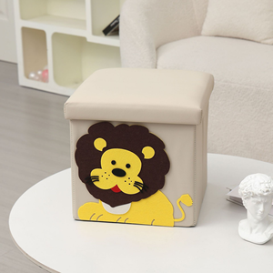 ม้านั่งออตโตมันเก็บของแบบถอดได้สำหรับห้องเด็กเล่นสำหรับห้องนอนสถานรับเลี้ยงเด็ก - Product Image 2