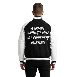 Chaqueta universitaria personalizada de alta calidad para hombre en talla grande para invierno Letterman Team Sports bordado - Product Image 6