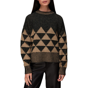 Suéteres de Invierno Casuales para Mujer de Primera Calidad, Lana/Algodón, Transpirables, Ajuste Holgado, Tejidos, Venta al por Mayor - Product Image 1