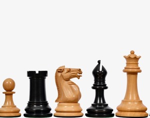 Piezas de Ajedrez Antiguas Reproducidas Steinitz Staunton, Madera de Ébano y Boj, Rey de 3.75 Pulgadas, Juego de Torneo al Mejor Precio - Product Image 6