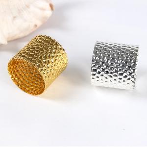 Anillo de servilleta de cristal de animales al por mayor para vajilla de fiesta de boda de mesa de alta calidad niquelado y chapado en oro acabado de forma redonda - Product Image 2