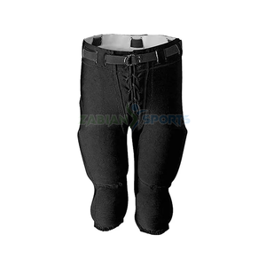 Conjunto de camiseta de fútbol americano personalizado talla XL para Hombre Ropa Deportiva de poliéster transpirable de alta calidad con pantalones cortos lisos uniforme de fútbol - Product Image 6