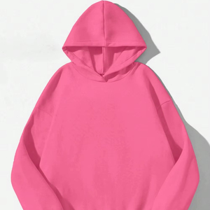 เสื้อสเวตเตอร์ขนแกะแบบสวมหัวมีฮู้ดสำหรับผู้ชายเสื้อกันหนาวแบบสวมหัวสไตล์เรียบ/เปล่า - Product Image 1